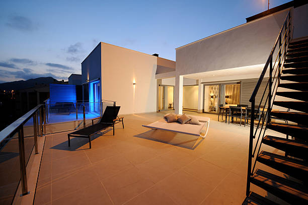 Night time view of Penthouse Apartment in Mallorca, Spain
